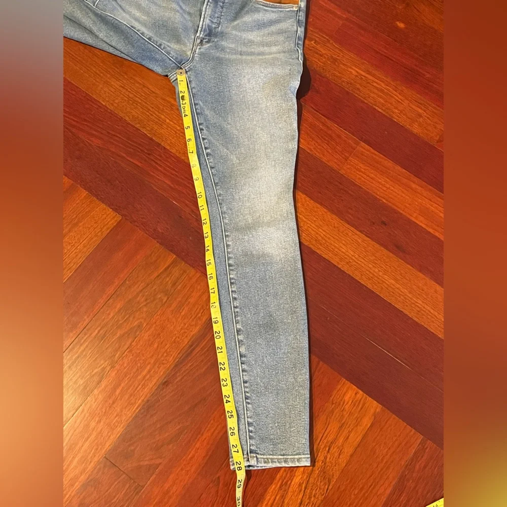 Good American Suede Mixing Skinny Jeans Size 4/27 Faux Vegan Western Cowgirl